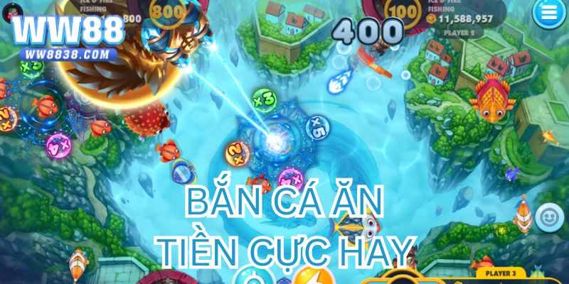 Trò chơi bắn cá lấy điểm đổi tiền cực hay