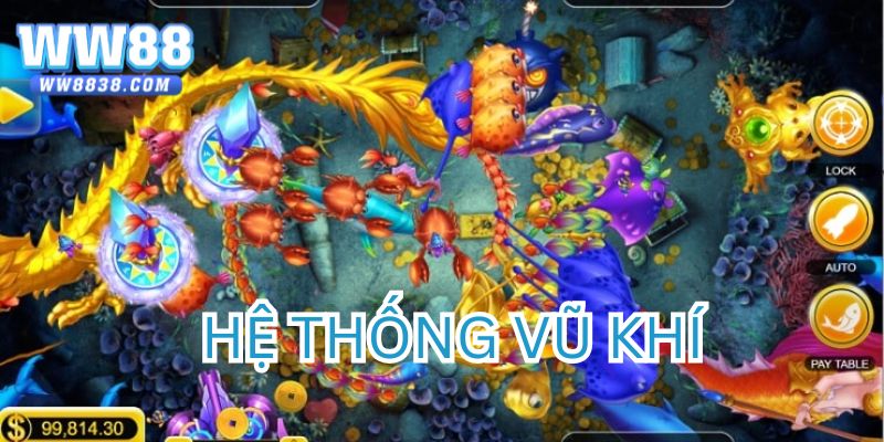 Review hệ thống vũ khí tại game săn thuỷ sinh