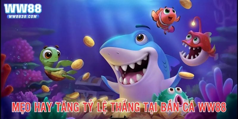 Bật mí mẹo hay tăng tỷ lệ thắng khi tham gia bắn cá ww 88